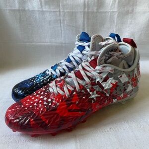 Under Armour UA Spotlight Clone MC USA Football Cleats Men's Size 9 3026335-100